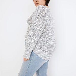 Southbrook Open-Stitch Pullover Sweater in Space-Dye, 3X (like new/barely worn)